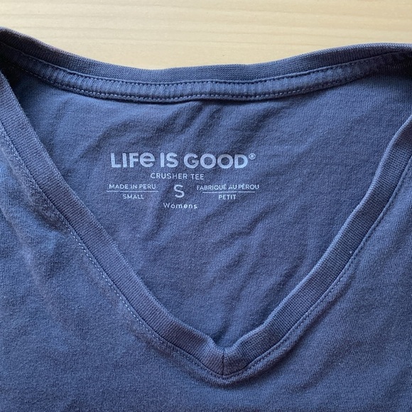 Life is Good crusher t shirt - Picture 3 of 3